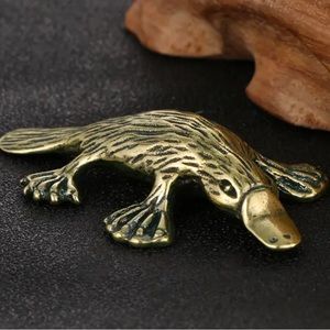 Retro Brass Platypus